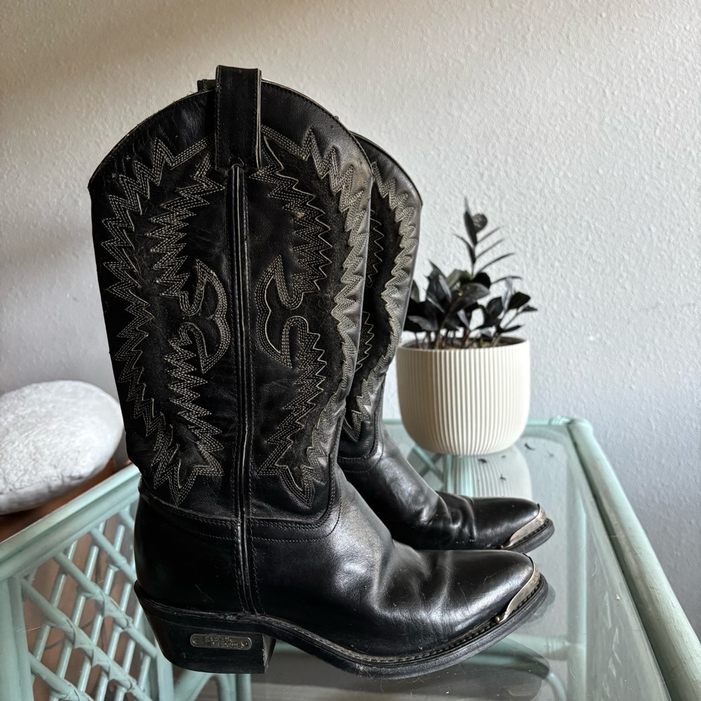 Black Harley Davidson Cowboy Boots